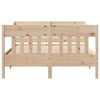 vidaXL Cadre de lit sans matelas 120x190 cm bois de pin massif