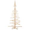 vidaXL Arbre de No&euml;l en bois pour d&eacute;coration 210 cm bois massif de pin