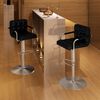 vidaXL Tabourets de bar lot de 2 noir similicuir