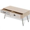 vidaXL Table d'appoint pour t&eacute;l&eacute;viseur 100x40x35 cm marron