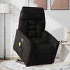 vidaXL Fauteuil de massage inclinable Noir Tissu