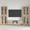 vidaXL Ensemble meuble TV FLORIN Ch&ecirc;ne Sonoma Bois d'ing&eacute;nierie