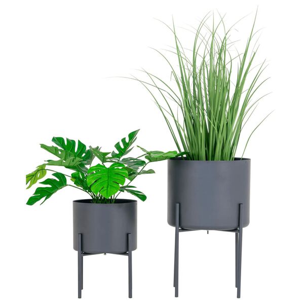 House Nordic Pots &agrave; fleurs 2 pcs Pavia Gris
