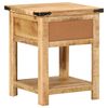 vidaXL Table de chevet 40x40x50 cm bois de manguier massif