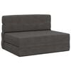 vidaXL Canap&eacute;-lit pliable Gris fonc&eacute; 70 x 80 x 60 cm Tissu