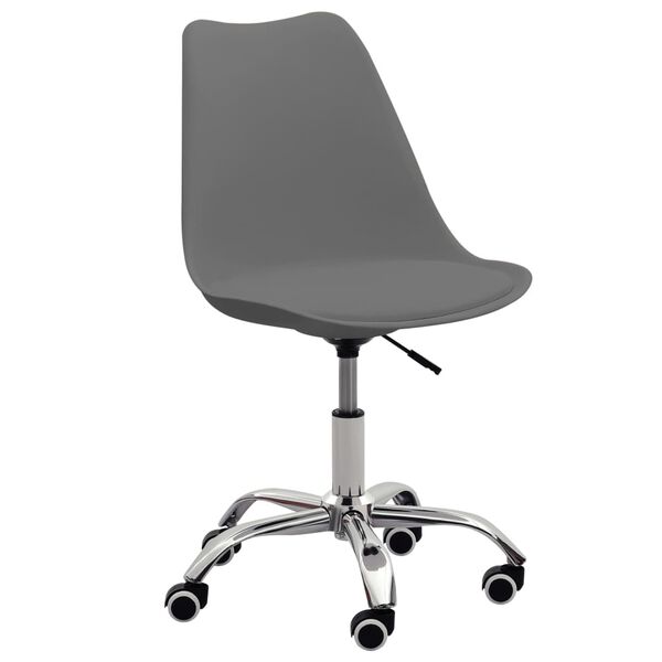 vidaXL Chaises &agrave; manger lot de 4 gris similicuir