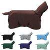 vidaXL Couverture &Eacute;quine Brun Fonc&eacute; Complet Polyester