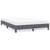 vidaXL Cadre de lit sans matelas gris fonc&eacute; 140x210 cm velours