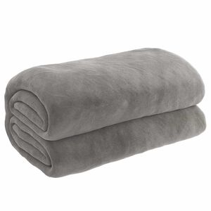 vidaXL Couverture lest&eacute;e avec housse Gris 150x200 cm 11 kg Tissu