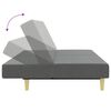 vidaXL Ensemble de canap&eacute;s 2 pcs gris fonc&eacute; tissu