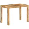 vidaXL Table à dîner 110x55x76 cm Bois de manguier massif