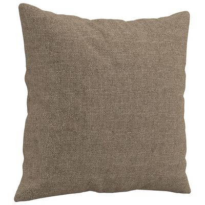 vidaXL Coussins décoratifs lot de 2 Taupe 40x40 cm Tissu