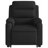 vidaXL Fauteuil inclinable de massage &eacute;lectrique Noir Tissu