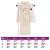 vidaXL Peignoir KINN Crème XL Coton
