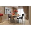 vidaXL Chaises de salle &agrave; manger 4 pcs Noir 46 x 38,5 x 91 cm