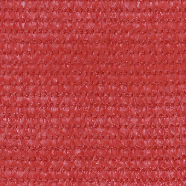 vidaXL &Eacute;cran de balcon Rouge 75x600 cm PEHD