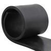 vidaXL Bordure en caoutchouc de chasse-neige noir 120x15x1 cm