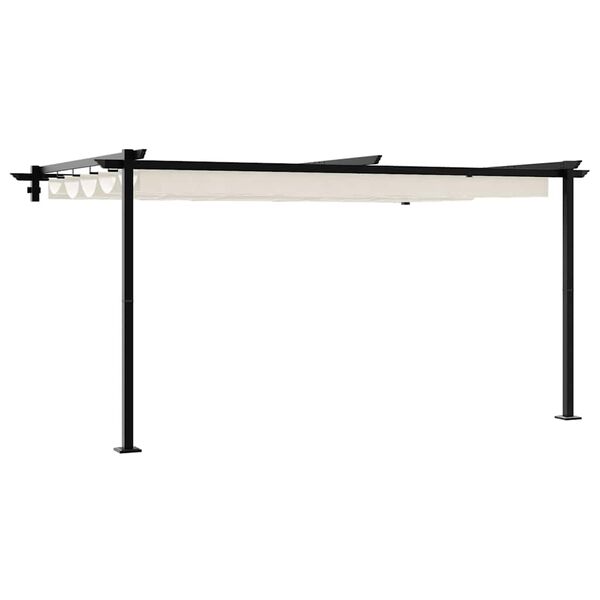 vidaXL Pavillon Cr&egrave;me 400 x 300 x 200 cm Polyester