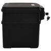 vidaXL Coffre-fort noir 44x37x34 cm