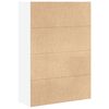 vidaXL Biblioth&egrave;que blanc 80x30x114 cm bois d'ing&eacute;nierie