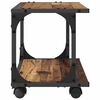 vidaXL Support d'imprimante Bois Ancien 41 x 28 x 33.5 cm