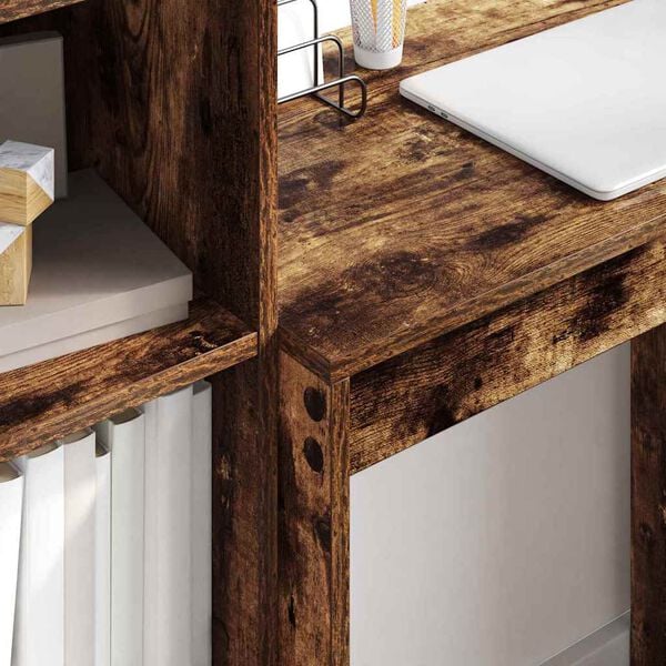 vidaXL Bureau Ch&ecirc;ne fum&eacute; 70 x 40 x 76 cm