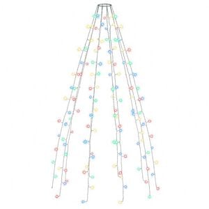 vidaXL Guirlande lumineuse d'arbre de No&euml;l 150 LED color&eacute;es 150 cm