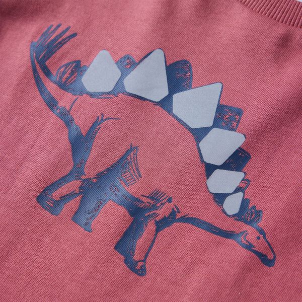 T-shirt enfants &agrave; manches longues rouge fonc&eacute; 116