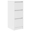vidaXL Buffet blanc 29,5x34x76 cm bois d'ing&eacute;nierie