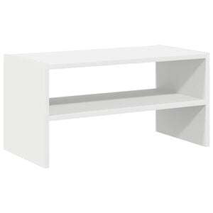 vidaXL &Eacute;tag&egrave;re &agrave; chaussures empilable blanc 60x30x30,5 cm