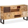 vidaXL Buffet Bois de manguier solide 140x30x80 cm