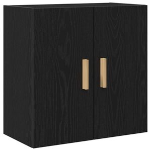 vidaXL Meuble mural Ch&ecirc;ne noir 60 x 30 x 60 cm Bois d'ing&eacute;nierie