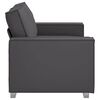 vidaXL Canap&eacute; 120cm Gris tissu