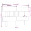 vidaXL T&ecirc;te de lit Blanc 123,5x3x81 cm Bois massif de pin
