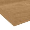 vidaXL &Eacute;tag&egrave;re Murale 2 pcs Marron 60 x 9 x 3 cm Bois d'ing&eacute;nierie