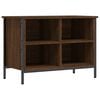 vidaXL Armoire &agrave; chaussures ch&ecirc;ne marron 69x35x50 cm bois d'ing&eacute;nierie