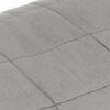 vidaXL Couverture lest&eacute;e Gris 220x235 cm 11 kg Tissu