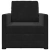 vidaXL Canap&eacute;-Lit Noir 74 x 77 x 81 cm Velours