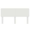 vidaXL T&ecirc;te de lit Blanc Brillant 200 cm Bois d'ing&eacute;nierie