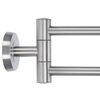 Bathroom Solutions Porte-serviettes double Acier inoxydable 50 cm