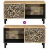 vidaXL Table basse 80x50x40 cm bois de manguier massif