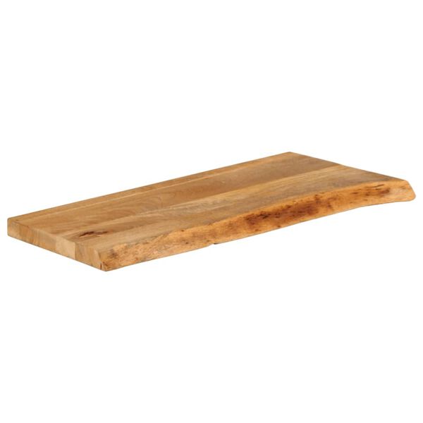 vidaXL Dessus de table à bord vivant 70x40x2,5 cm bois massif manguier