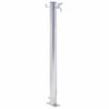 vidaXL Colonne &agrave; eau de jardin 60 cm acier inoxydable rond