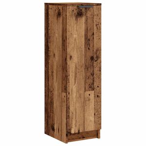 vidaXL Armoire &agrave; chaussures vieux bois 29,5x35x100,5cm bois ing&eacute;nierie