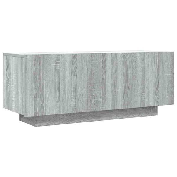 vidaXL Meuble TV Sonoma gris 100x35x40 cm Bois d'ing&eacute;nierie