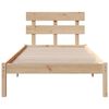 vidaXL Cadre de lit Marron 80 x 200 cm Bois de pin massif