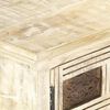 vidaXL Meuble TV 130x30x36 cm Bois massif de manguier