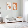 vidaXL Cadre de lit sans matelas blanc 100x200 cm bois de pin massif