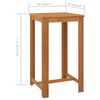 vidaXL Ensemble de bar de jardin avec coussins 3 pcs Gris