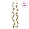vidaXL Guirlandes de fleurs 6 pcs rose 215 cm